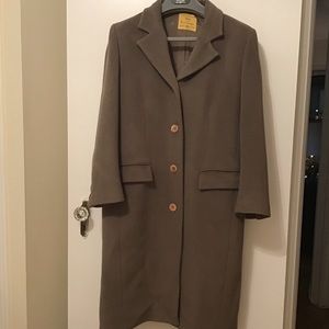 Cashemere Wool Coat- Ines de la Fressange